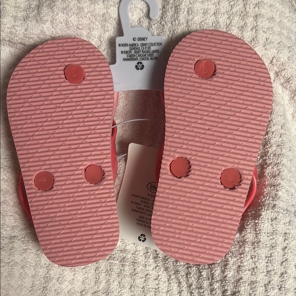 NWT - Disney Toddler Pink Minnie Mouse Flip Flops - Size 7/8 - Picture 2 of 2